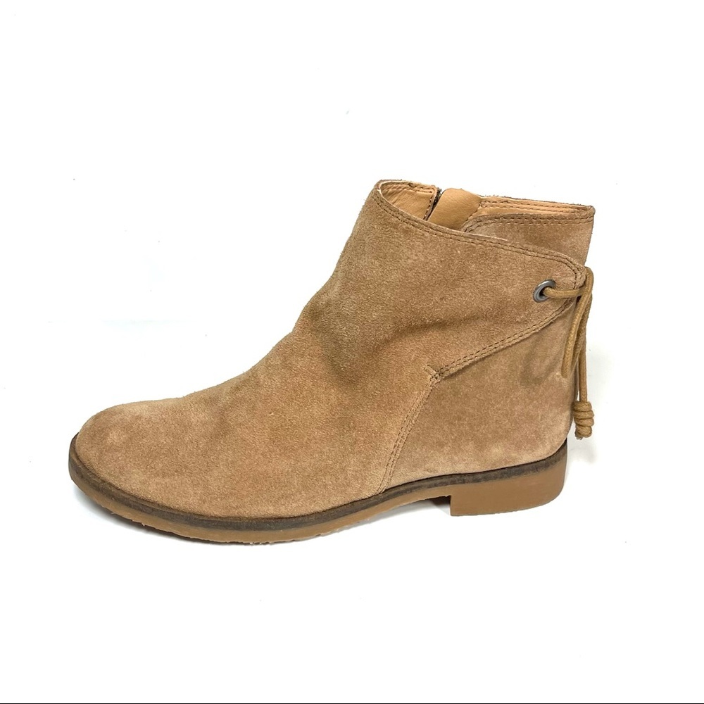 Lucky Brand Gwenore Women’s Ankle Boots Brown Suede Size 6.5M